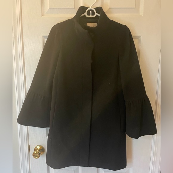 Loft wool coat with bell sleeves- petite small - Picture 2 of 3